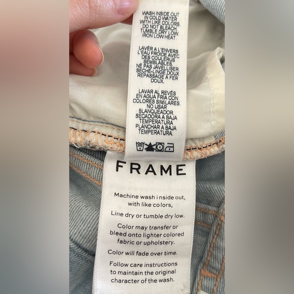 Frame high rise cropped mini-step bootcut jeans in Colorado size 23 - Picture 11 of 11